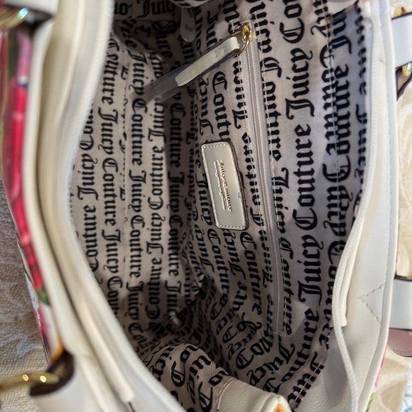 JUICY Couture White Multi Rose Billboard-Tote Bags - Picture 6 of 11